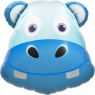Hippo Head Supershape Balloon